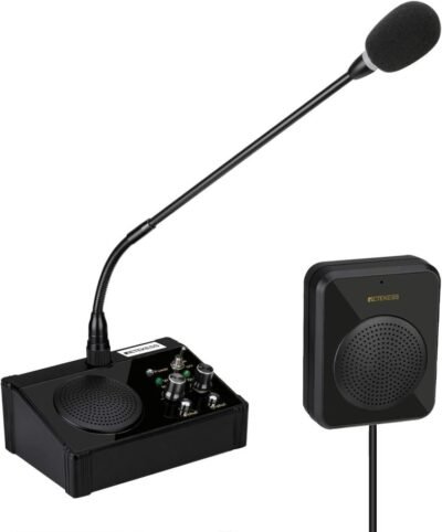 Intercomunicador de ventanilla Retekess TW106 (cable de 10 metros)