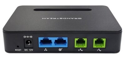 Gateway para 2 extension análogas HT812 marca grandstream