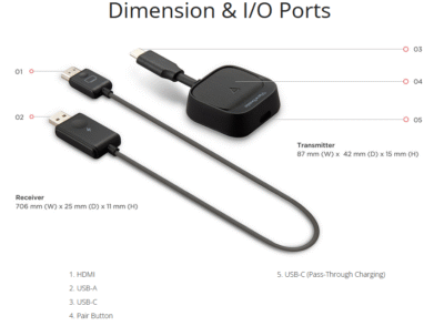 Kit de proyeccion inalambrica viewsonic ViewShare WPD-900 - Imagen 5