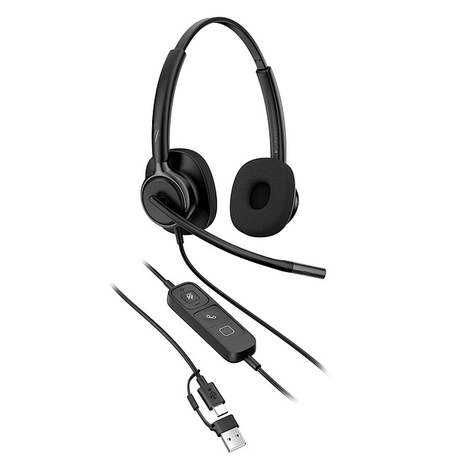 Diadema Poly USB-A / USB-C Mission 425